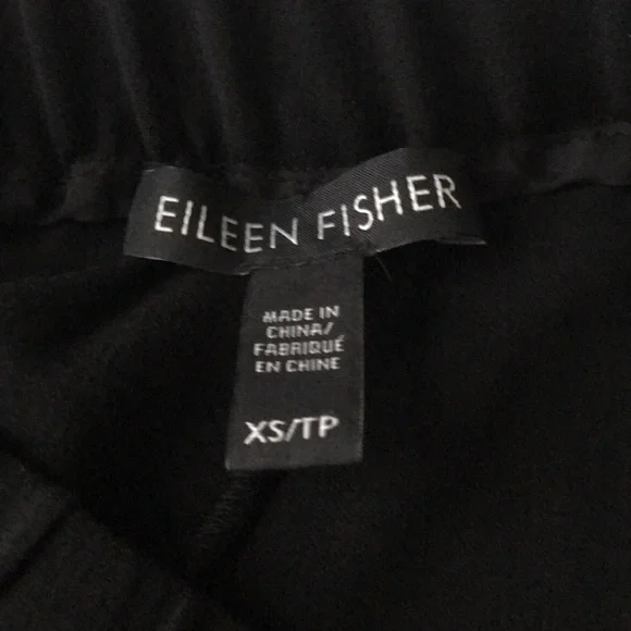 EILEEN FISHER SYSTEM SLOUCHY PANT IN SILKY GEORGETTE CREPE